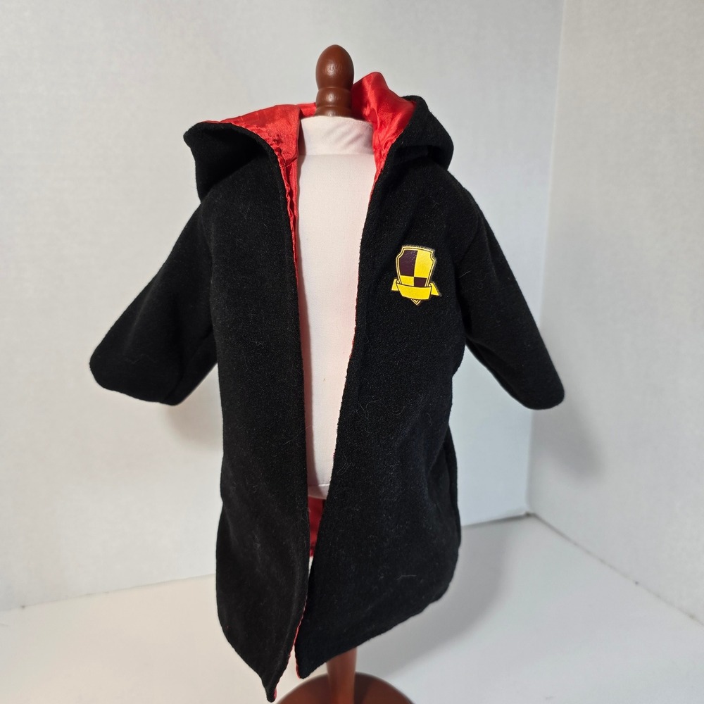 Harry Potter Hermione Granger Black‎ Red 18" Doll Wizard Hooded Cloak Lining